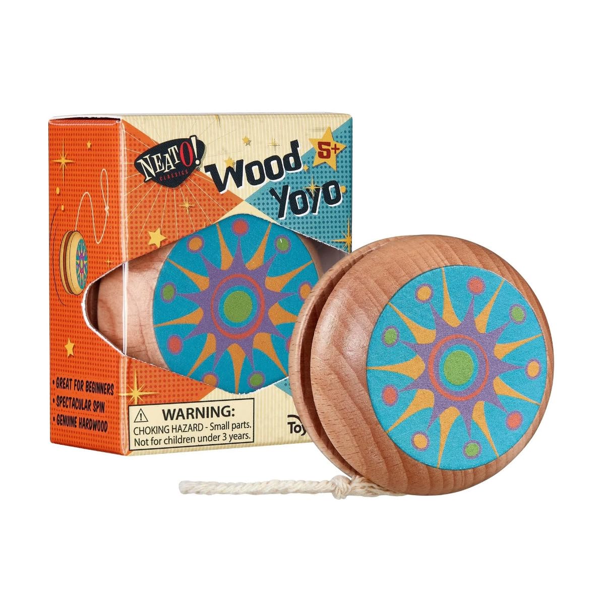 Amazon.com: Neato! Classic Wood Yo-Yo Classic Toy for Kids Screen